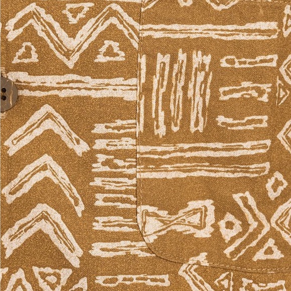 L.L. Bean Men’s Tropics Walnut Geo Hawaiian Aztec Mayan Size XXL NWT - Picture 2 of 8